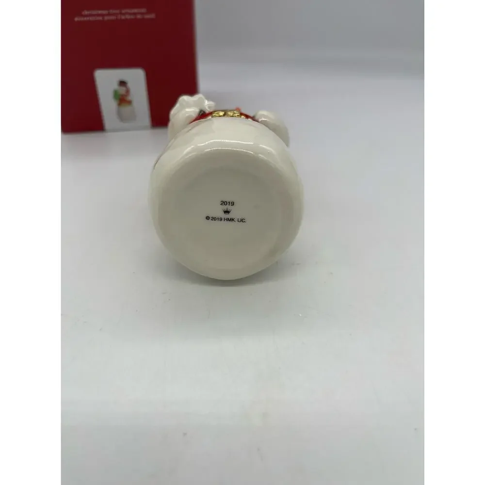 Hallmark Keepsake Limoges Snowman Ornament & Trinket Box